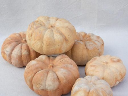 Collection of six terracotta pumpkin decorations Online Hot Sale