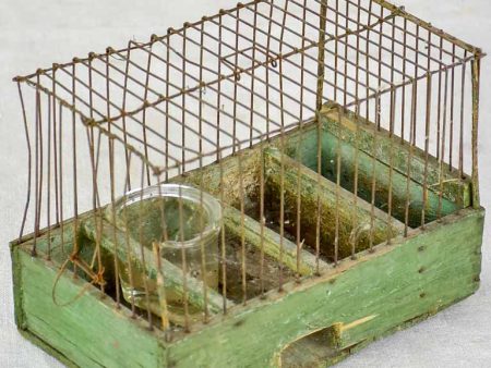 Early 20th century French birdcage with green patina Sale