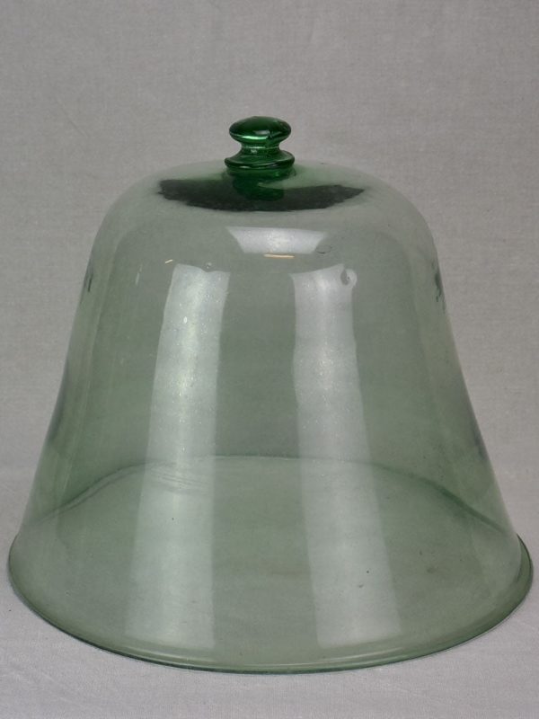 Antique French blown glass melon dome 14¼  For Discount