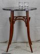 Thonet style bistro table with granite top For Cheap