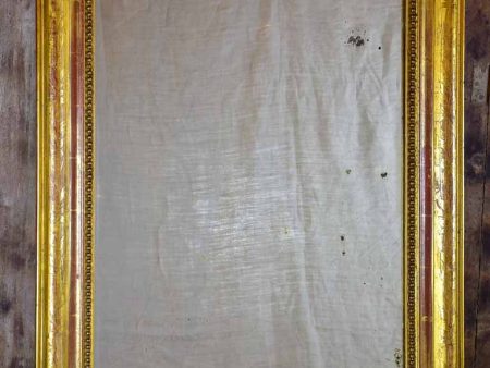 Antique French Louis Philippe mirror with gilded frame 28 ¼  x 39 ½  For Cheap