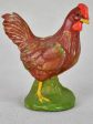 Miniature antique French rooster ornament 4¼  Supply