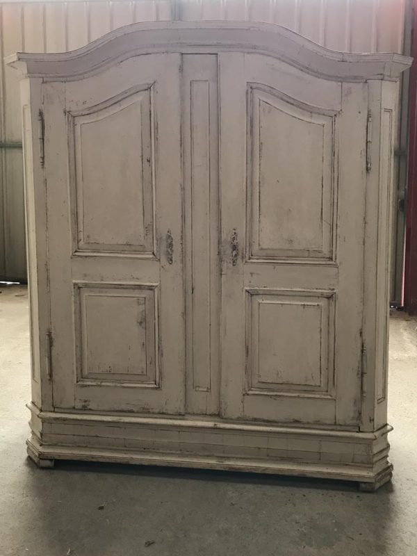 Antique French walnut Armoire from Alsace with original hardware 83½  x 67  Online