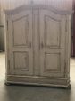 Antique French walnut Armoire from Alsace with original hardware 83½  x 67  Online