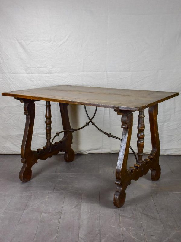 Late 17th Spanish walnut console   writing table 32¾  x 49½  For Sale