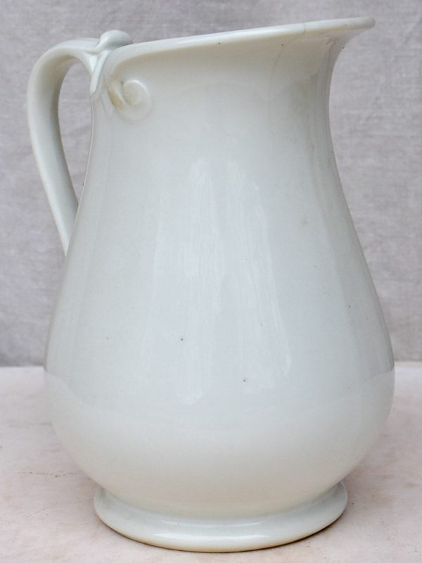 Antique white French pitcher Supply