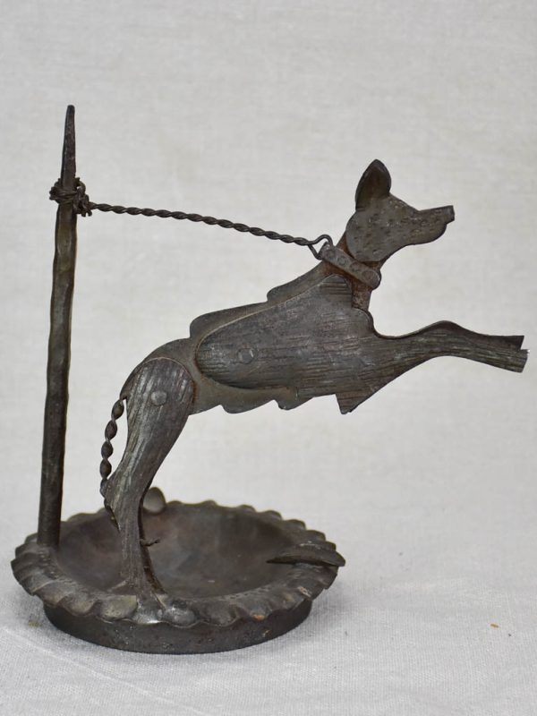 1930 s French ashtray - dog on a chain Discount