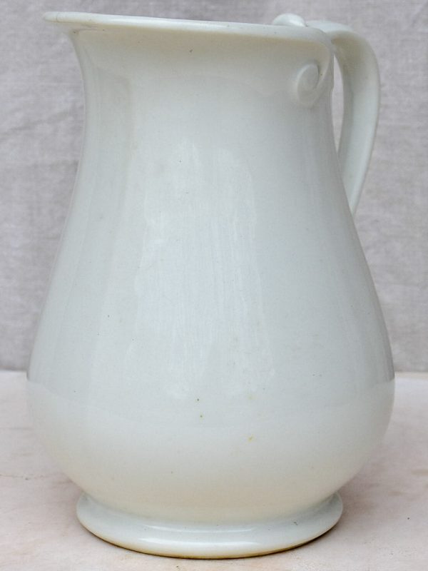 Antique white French pitcher Supply