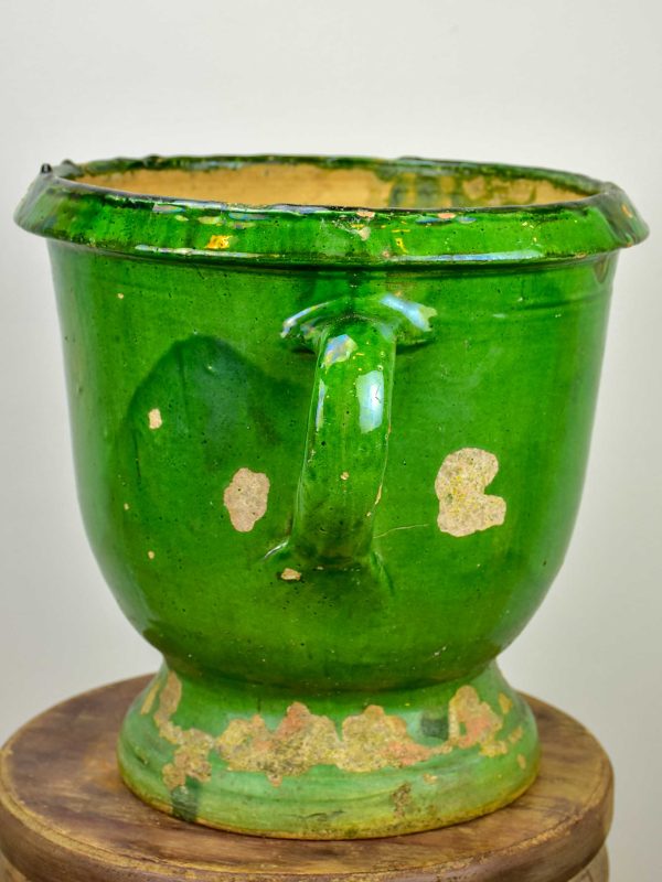 Antique French green garden planter from Castelnaudary - 12 ½   Online Sale