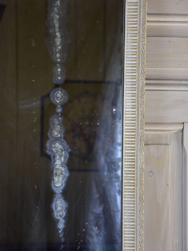 19th century Louis XVI style mirror with white frame 19 ¾   x 52” Sale