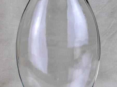 Vintage Glass bottle - type three. Tall and flat Discount