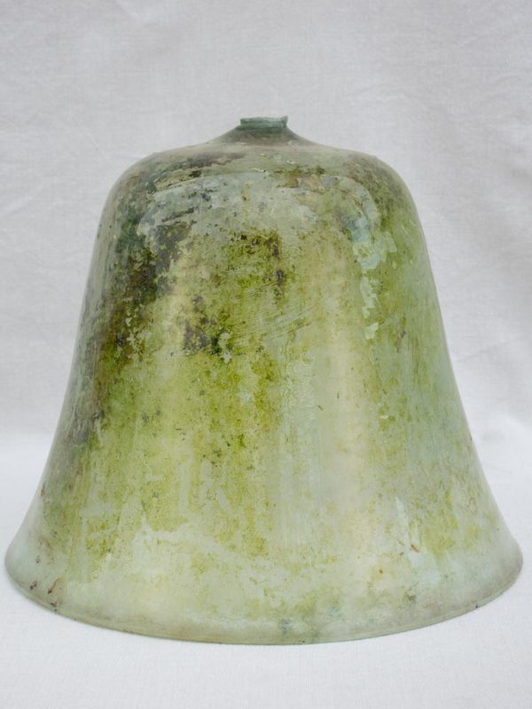 19th century French melon cloche dome - blown glass 17  Online