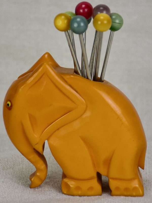 1930 s English Bakelite snail skewer display - elephant Cheap