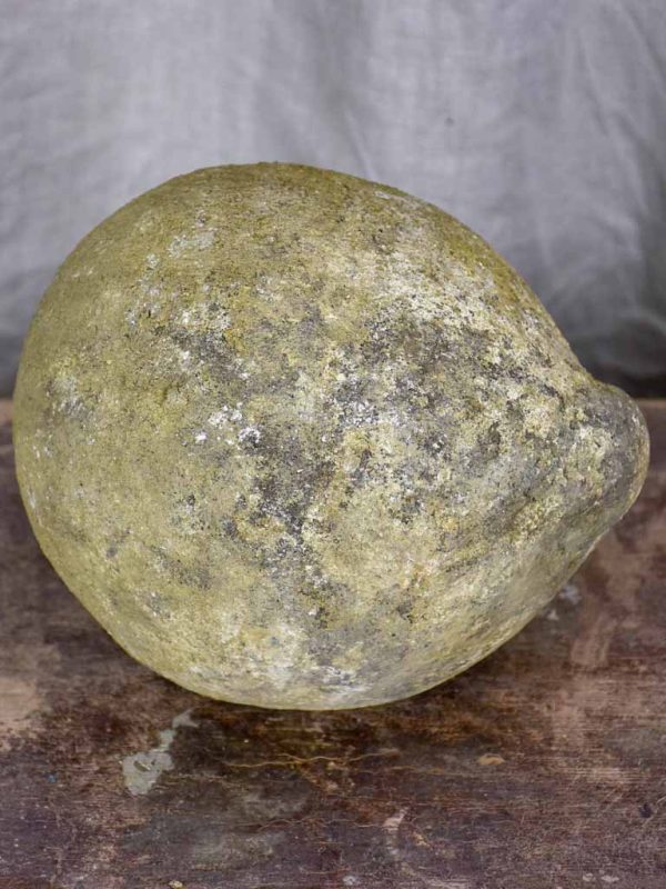 Antique round stone garden accent For Sale