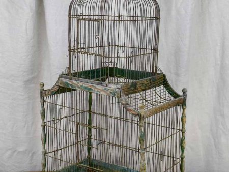 Large antique French birdcage For Discount