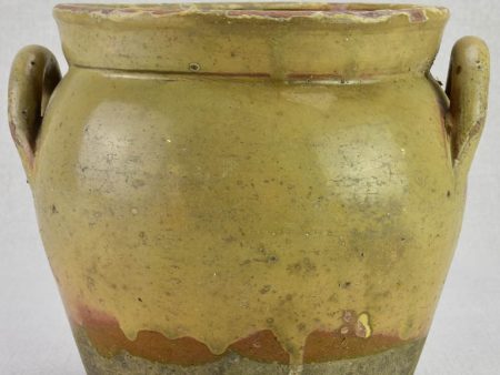 Early twentieth-century French preserving pot - beige with handles 7½  For Discount