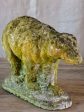 Antique garden sculpture of a bear Hot on Sale