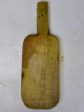 Antique French cutting board with long handle 11” For Cheap