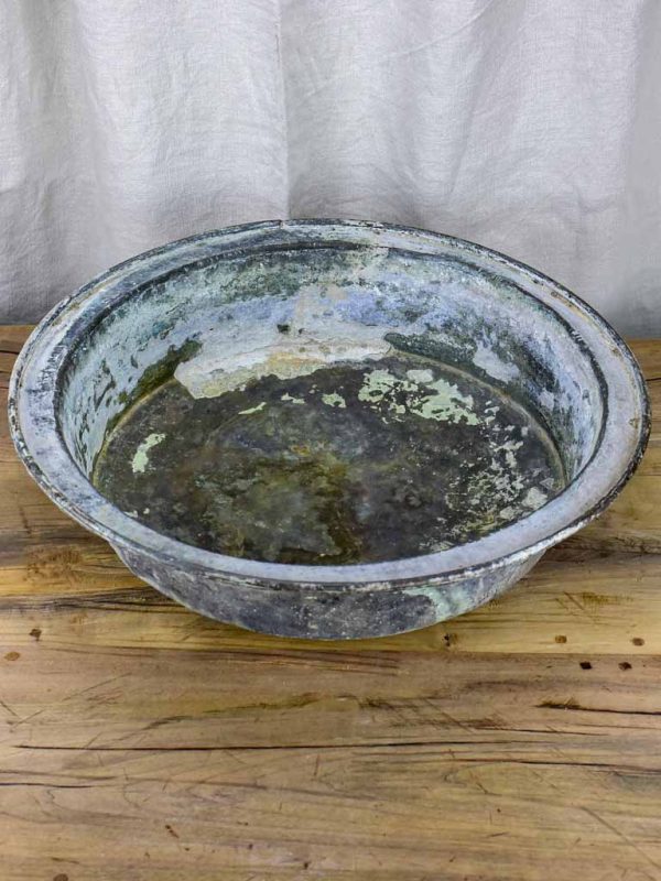 Large antique French copper pan Online