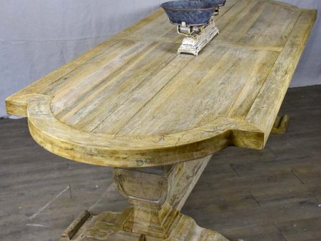 Antique French monastery dining table 98  x 39½  on Sale