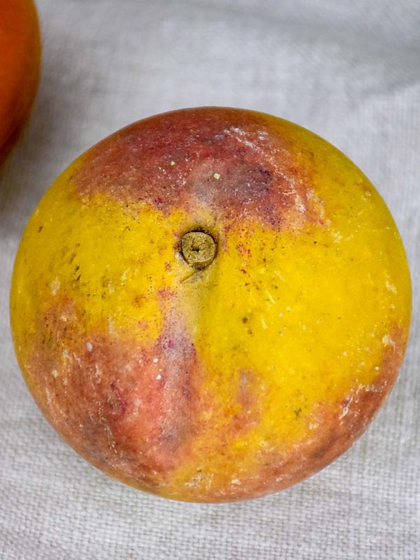 Collection of six vintage marble fruits Online Hot Sale