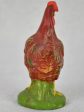 Miniature antique French rooster ornament 4¼  Supply