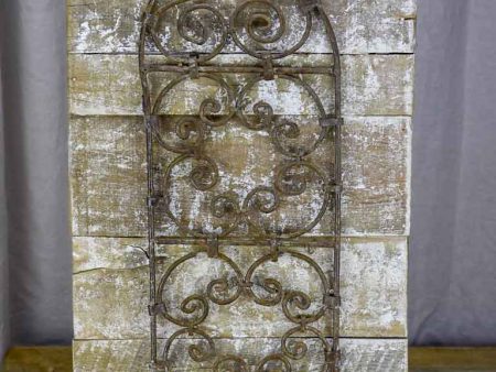 Decorative wall panel made from salvaged metal and timber 15¾  x 29½  Fashion