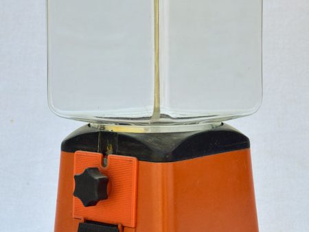 Mid-century French gumball dispenser - orange on Sale