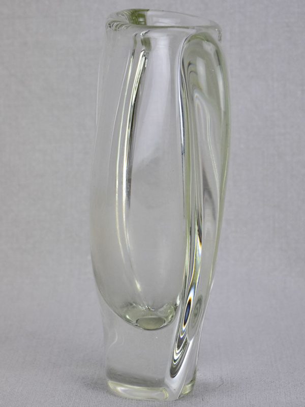 Mid century Swedish glass vase - 8¾  Supply