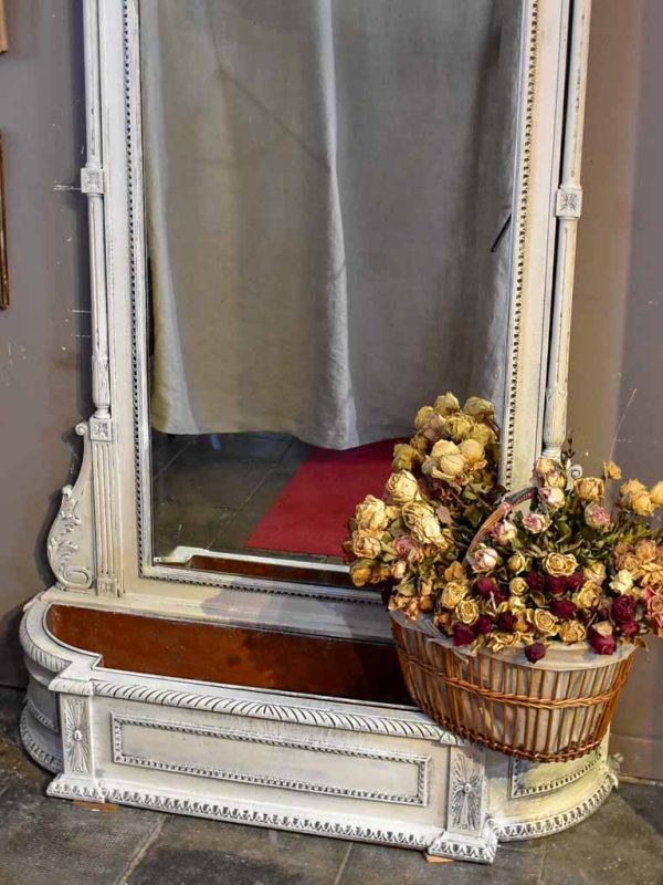 19th Century French jardiniere and mirror for an entry foyer 50  x 84¼  Online Sale