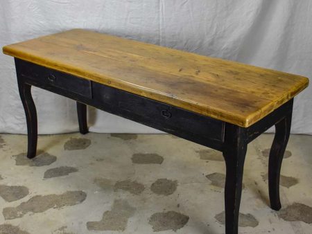 Antique French Louis XV style console table - solid oak Supply