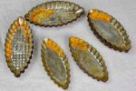 Collection of antique French cake molds - pointed oval 4¼  Online