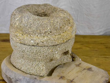 18th Century French stone salt mill For Sale