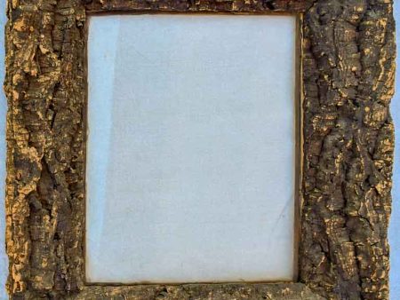 Antique French frame made from cork 22  x  24½  Online