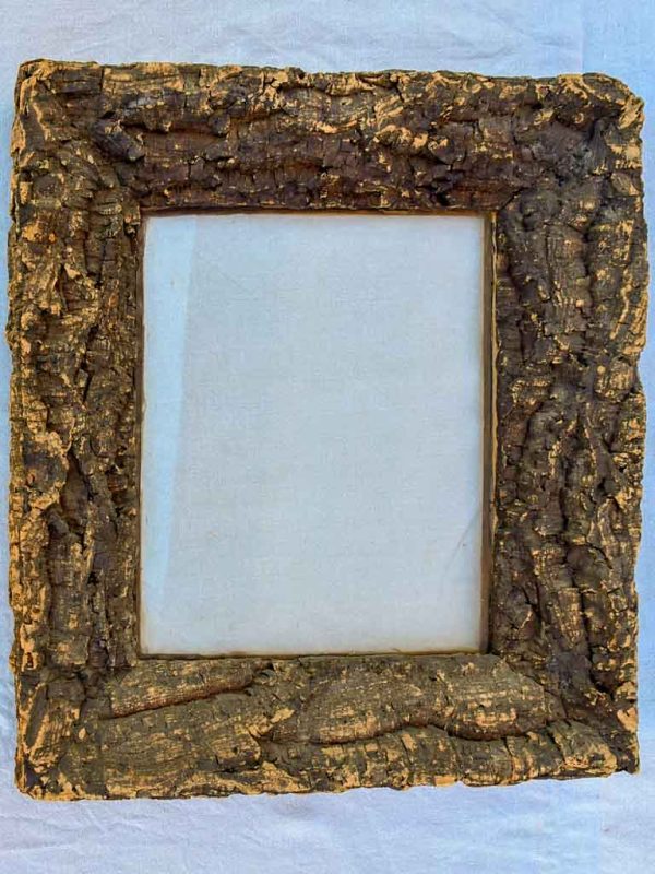 Antique French frame made from cork 22  x  24½  Online