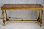 Late 19th Century Louis XVI cane bench Supply