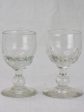 Lot of 16 blown glass digestif glasses from the early 20th century Cheap