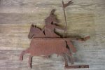 Antique French weathervane - knight   chevalier Hot on Sale