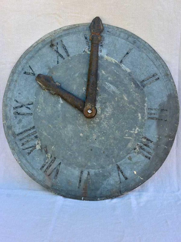 Large antique French clock face 35½  Hot on Sale