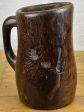 Primitive carved wooden pitcher Hot on Sale