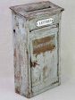 Early 20th Century French letter box with blue   gray patina For Discount