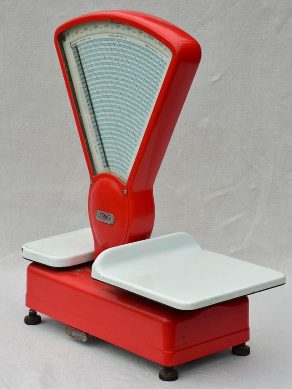 Berkel butcher s shop scales from the 1950 s - red Supply