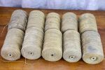 Collection of twenty large antique French twine spools For Discount