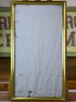 Antique French bistro mirror with brass frame and original glass 30  x 17  Online now