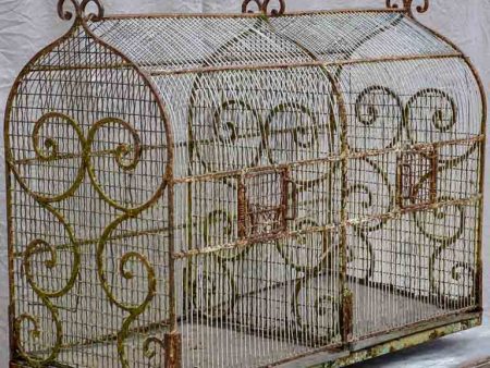 Very large antique French birdcage For Cheap