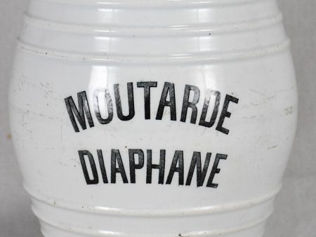 Antique French mustard pot  Diaphane  10¾  For Discount