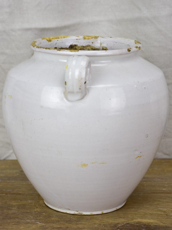 Antique French pot - white 8¾  Online Hot Sale