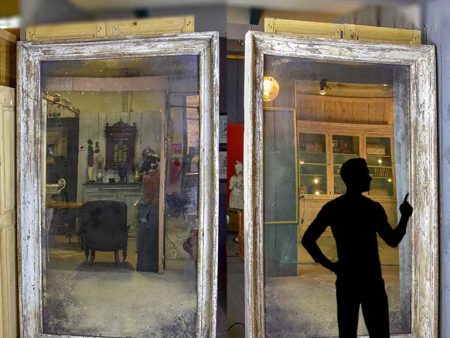 Exceptional pair of extra- large Italian mirrors from the 18th Century 95  x 58¼  Cheap