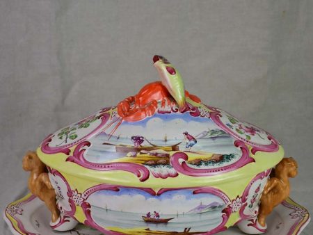 Mid century soup tureen for Bouillabaisse from Marseille Supply