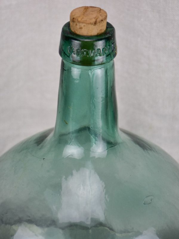 Small antique French demijohn bottle For Cheap